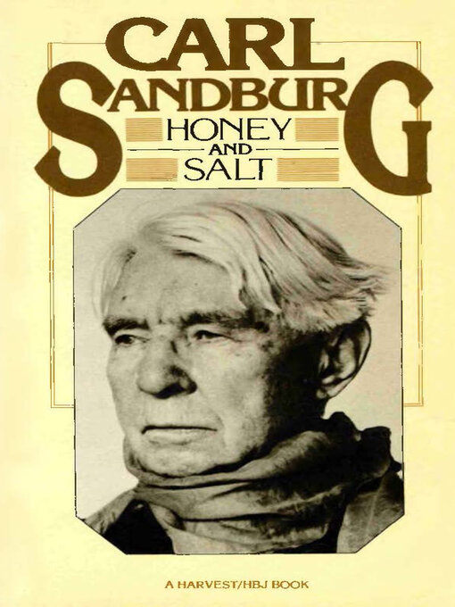 Title details for Honey and Salt by Carl Sandburg - Wait list